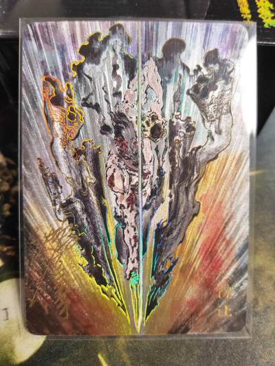 阳大大卡牌拍卖第102期（持续收拍品，周六晚上九点截拍，进群福利早知道） - 【亲签裸卡】启读文化 沈鑫 刺客烈传系列 豫让 冷烫粗闪 限编048/100