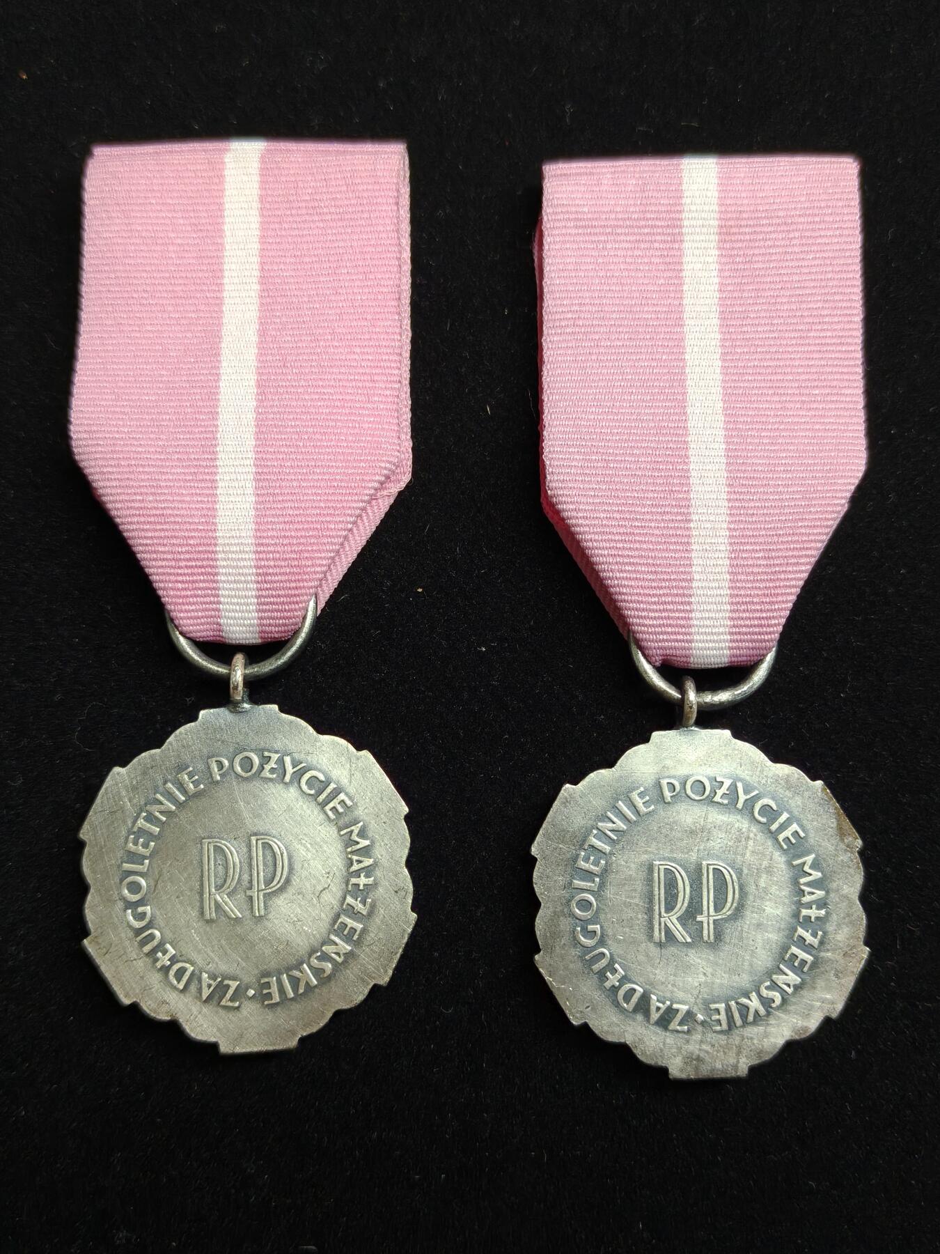 马到成功 迎新年  精品专场 波兰金婚纪念章 夫妻一套