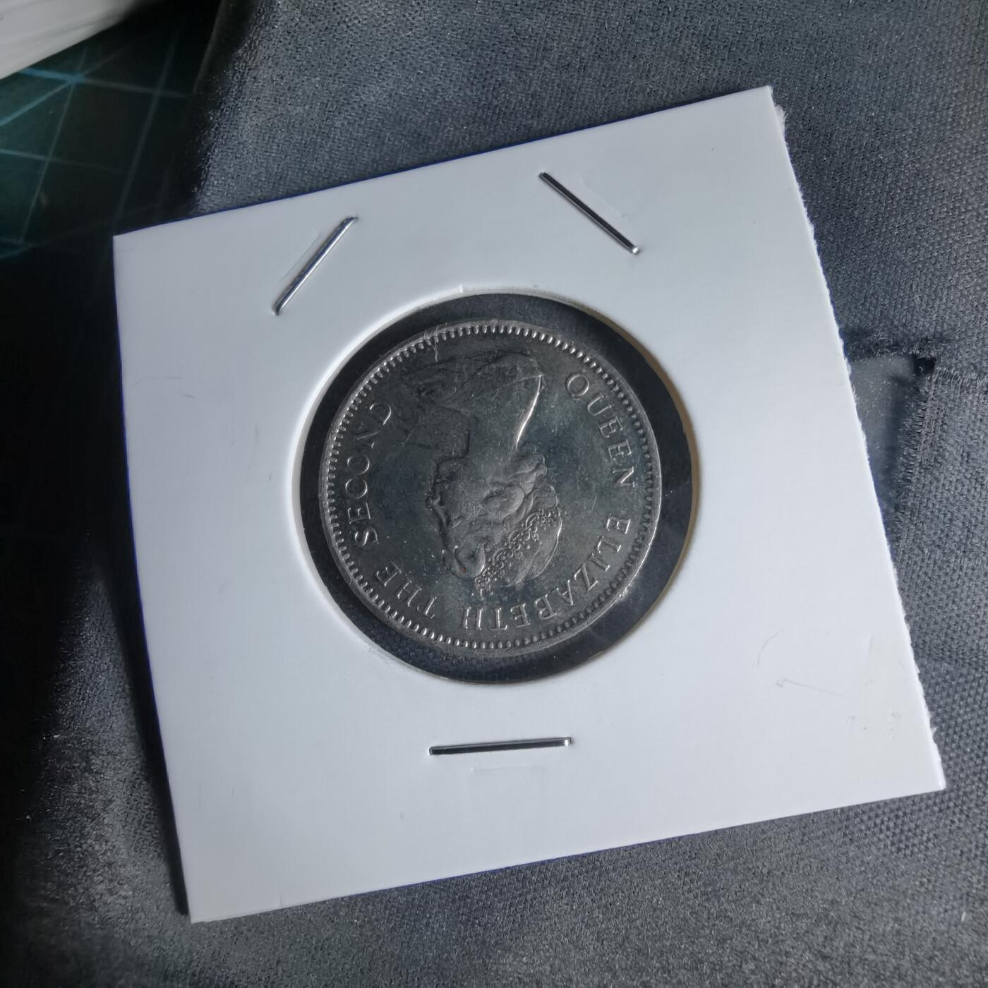 沼泽如烟--第1000场 福克兰1987年5便士