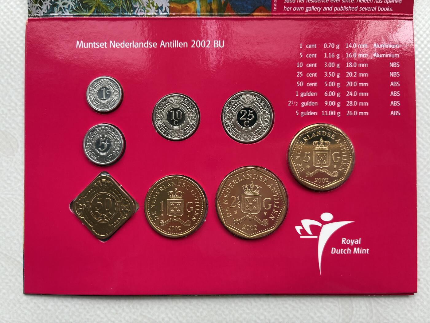 咖啡豆•收藏 2026年Feb_28th世界各国硬币套币拍卖 荷属安的列斯 2002年 BU未流通封装套币 外国硬币