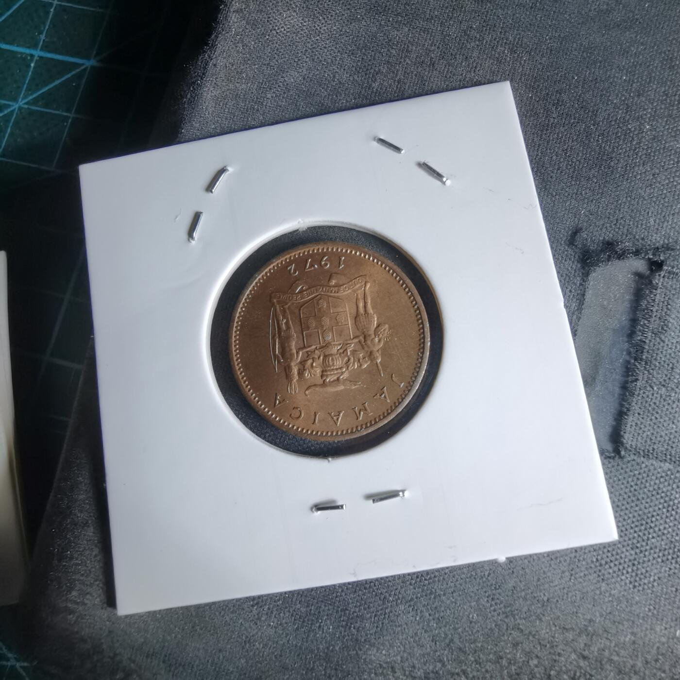 沼泽如烟--第1000场 牙买加1972年一分FAO纪念币