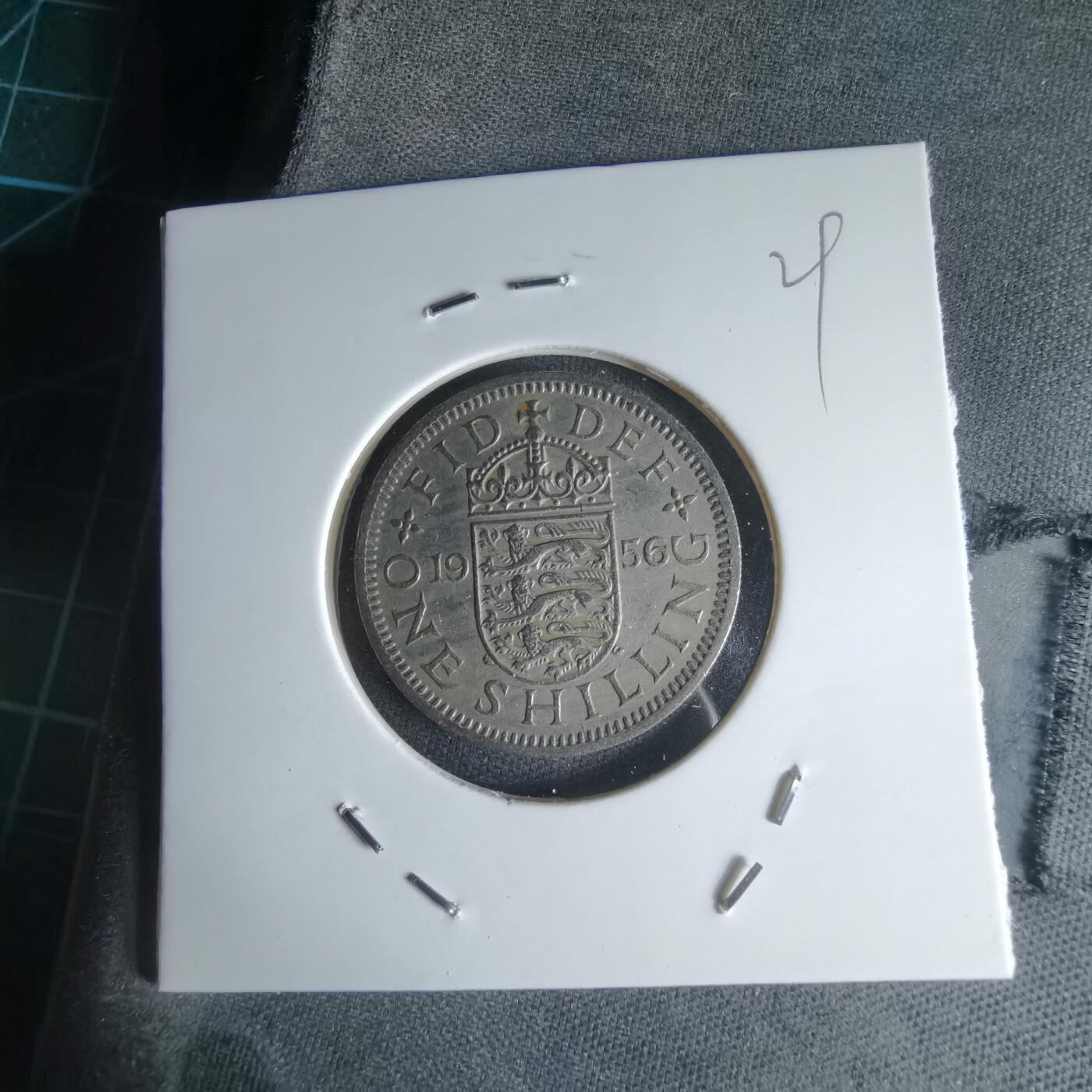 沼泽如烟--第1000场 英国1956年1先令