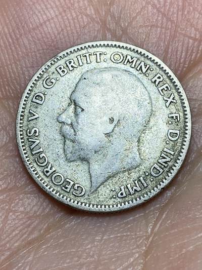 2026年第三十一场(总第二百场)英国一线回流散币新春特拍第三场(免佣金) 英国🇬🇧1933年6便士银币(乔治五世第五版，500银)