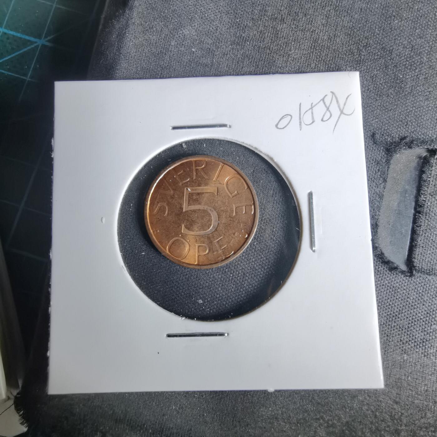 沼泽如烟--第1001场 瑞典1983年5欧尔