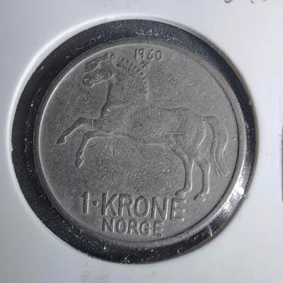 沼泽如烟--第1001场 - 挪威1960年1克朗