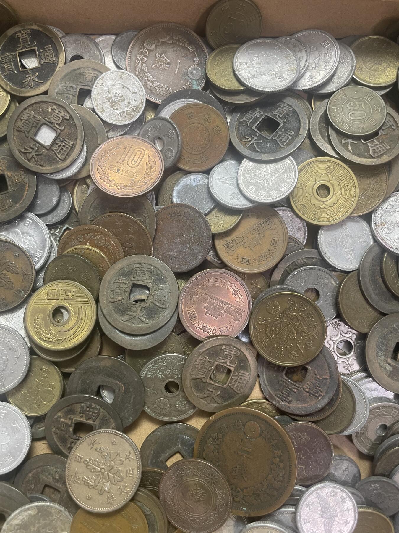 回流0301 日本退出流通硬币、纸钞1095克（净重）