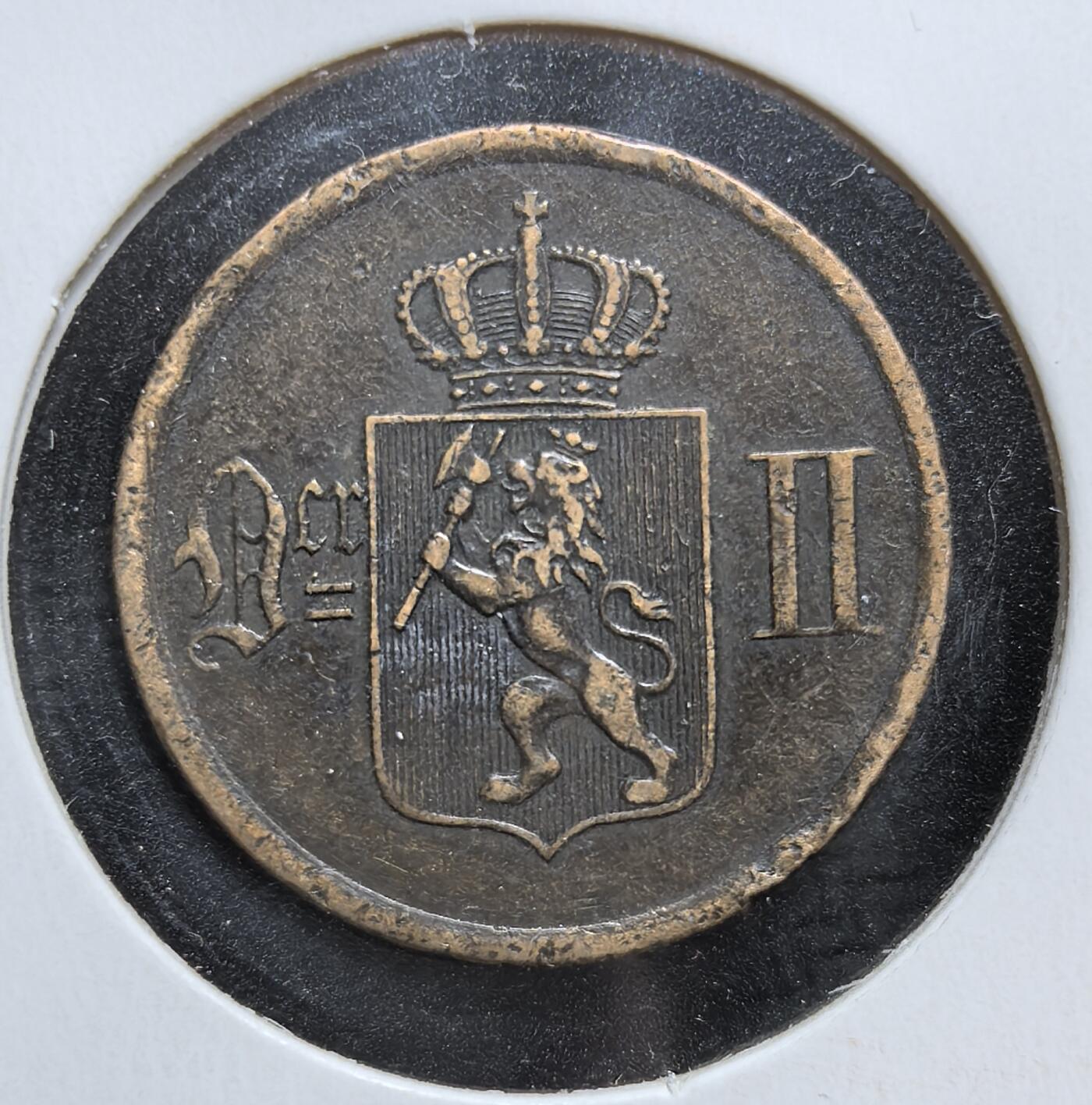 外国优质老铜币银币，周日九点倒数截拍，满百包邮，持续收拍，初八发货 挪威1891年2欧尔。正面为面值与橡叶花环，象征农业与民生；背面是挪威国徽 “持斧雄狮”，代表奥斯卡二世统治时期。这枚硬币见证了挪威在瑞典 - 挪威联合王国时期的货币体系与国家认同。