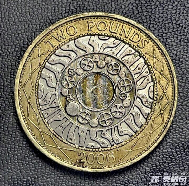 英国2006年2英磅双金属靓品纪念币
