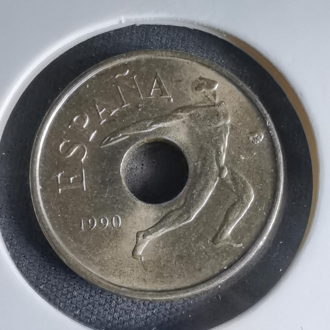 沼泽如烟--第1000场 西班牙1990年25比塞塔