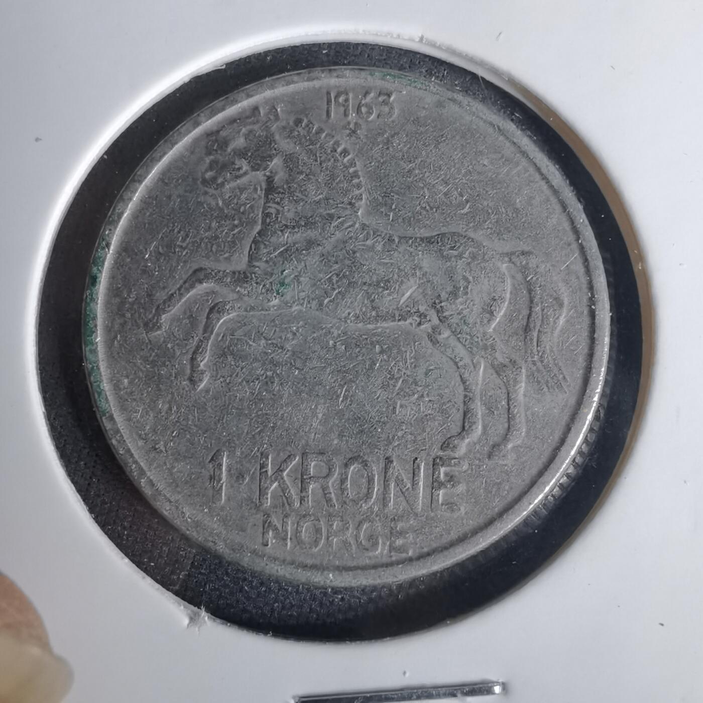 沼泽如烟--第1001场 挪威1963年1克朗