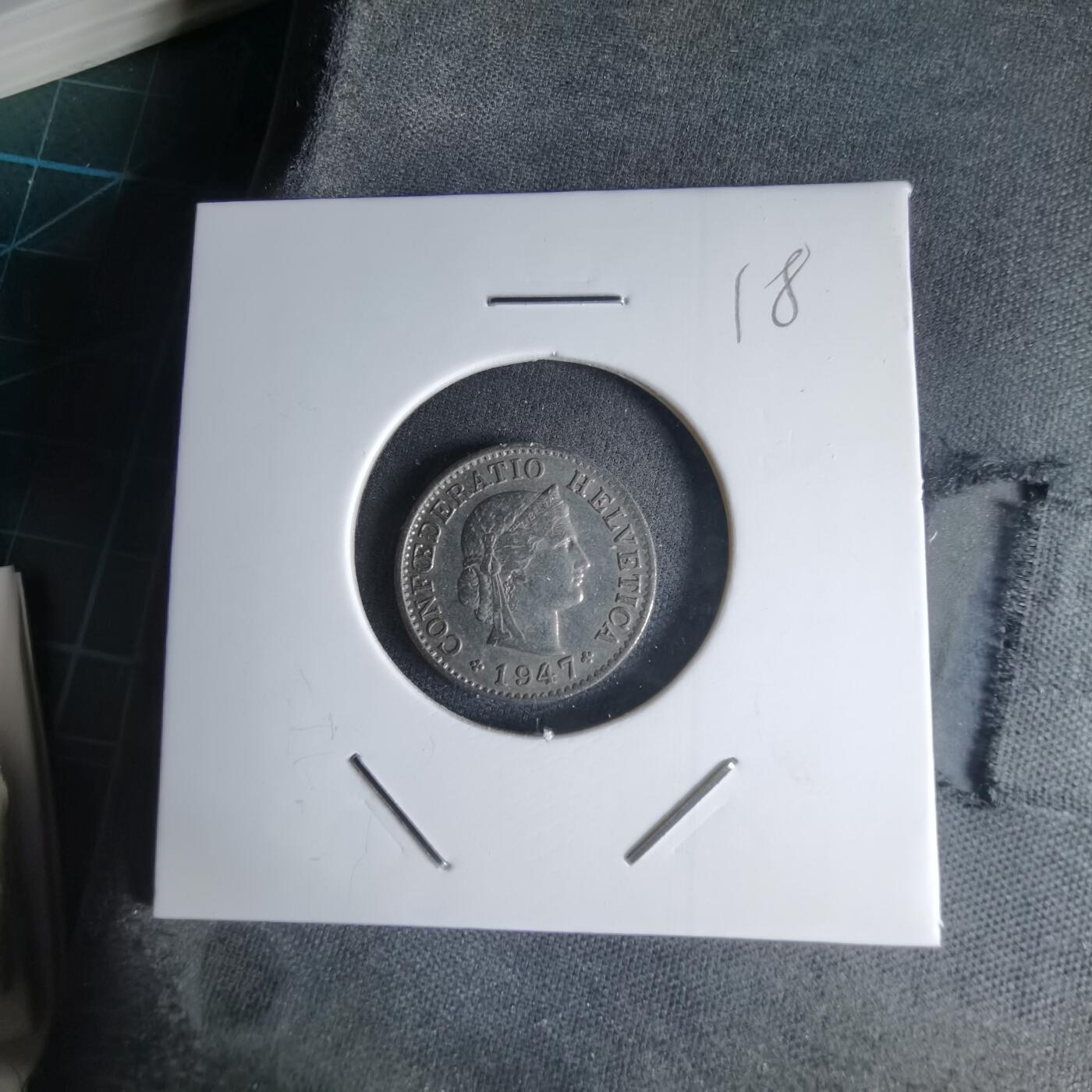 沼泽如烟--第1000场 瑞士1947年五分