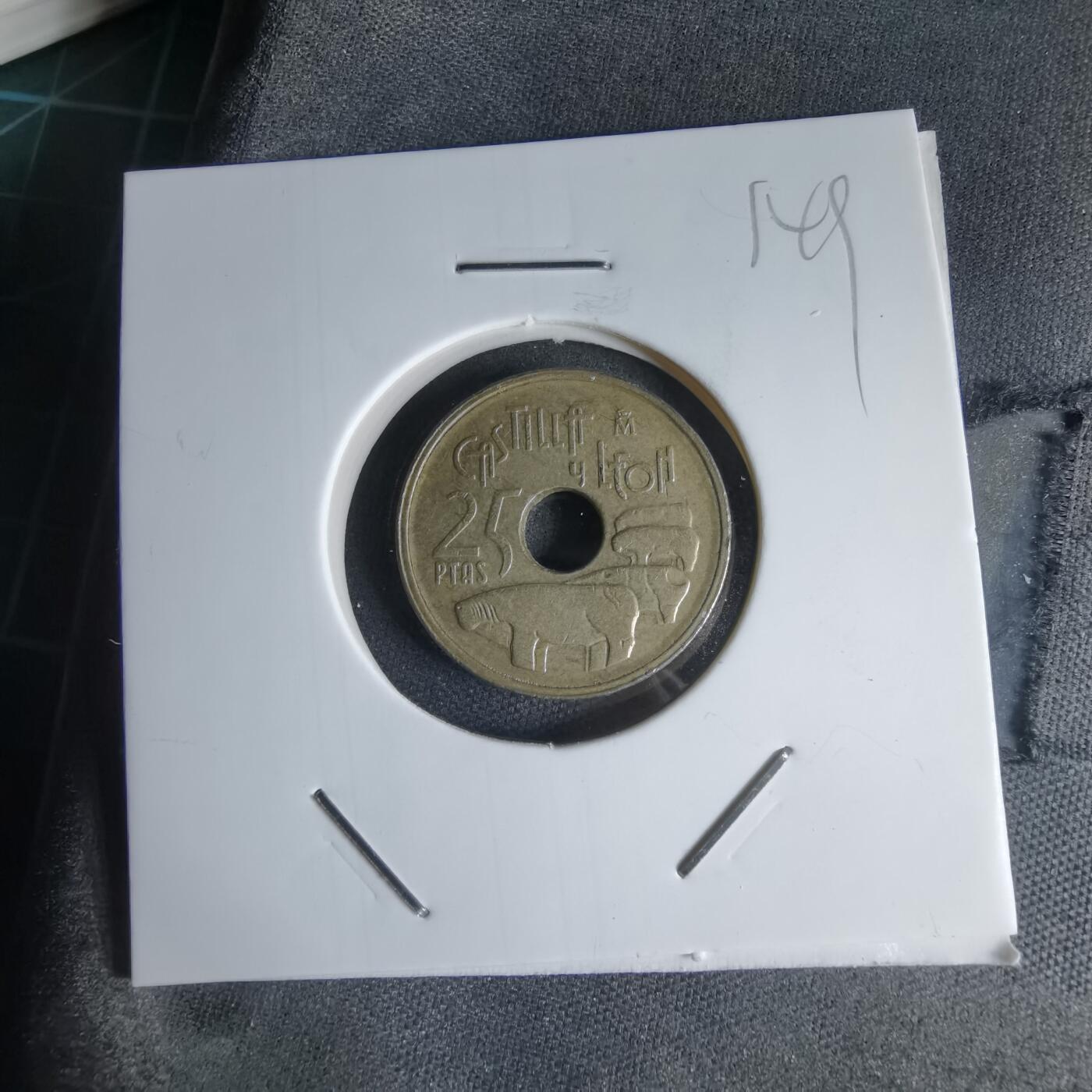 沼泽如烟--第1000场 西班牙1995年25比塞塔