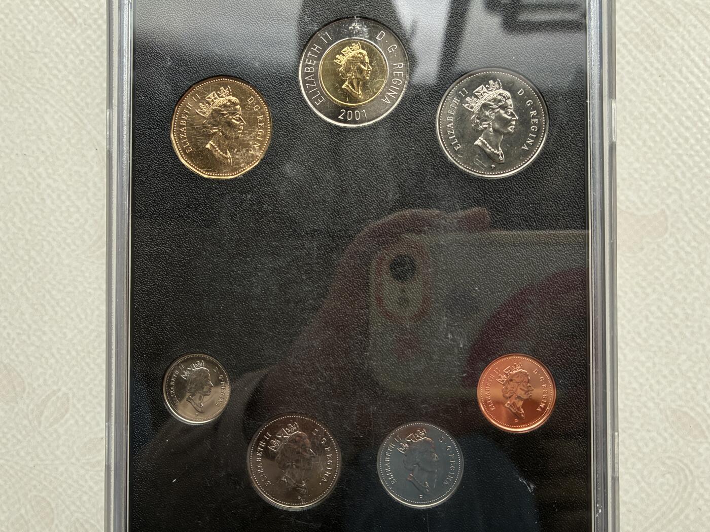 咖啡豆•收藏 2026年Feb_28th世界各国硬币套币拍卖 加拿大 2001年 UNC未流通封装套币 外国硬币