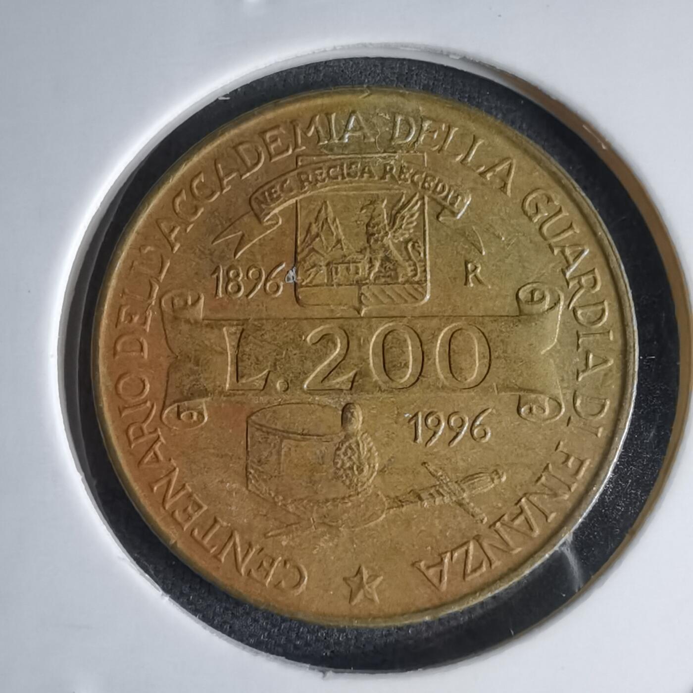 沼泽如烟--第1000场 意大利1996年200里拉