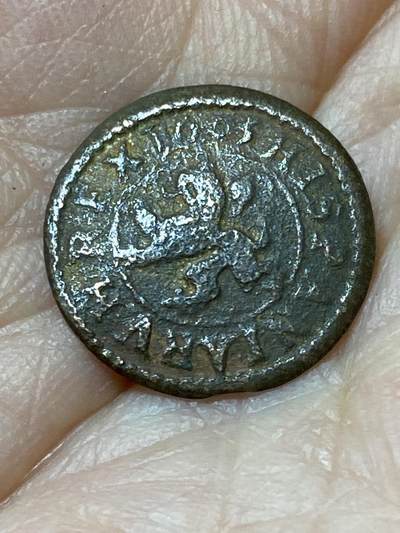 2026年第三十一场(总第二百场)英国一线回流散币新春特拍第三场(免佣金) 稀少古币–西班牙王国1605年2马拉维迪铜币(费利佩三世时期，水渠标，塞戈维亚地方版第三版)