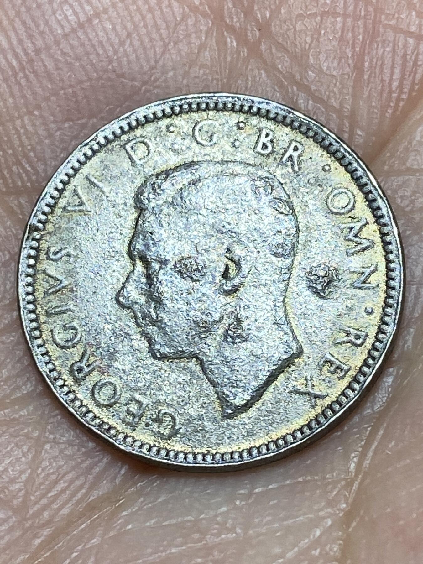 2026年第三十一场(总第二百场)英国一线回流散币新春特拍第三场(免佣金) 英国🇬🇧1942年6便士银币(乔治六世第一版，500银)