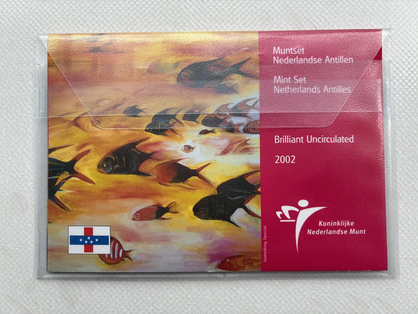 咖啡豆•收藏 2026年Feb_28th世界各国硬币套币拍卖 荷属安的列斯 2002年 BU未流通封装套币 外国硬币