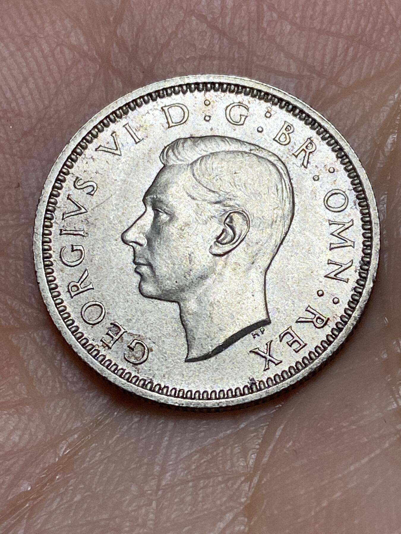 2026年第三十一场(总第二百场)英国一线回流散币新春特拍第三场(免佣金) 英国🇬🇧1937年6便士银币(乔治六世加冕年，第一版首发年，500银)