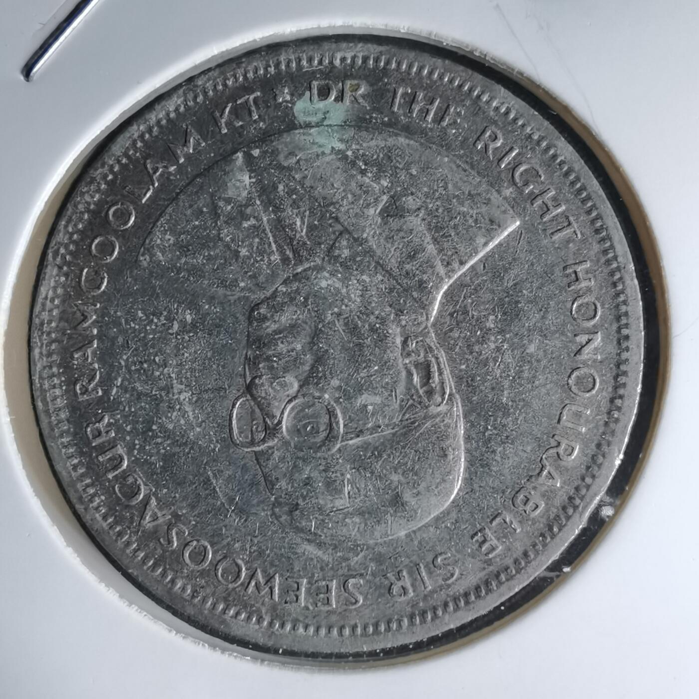 沼泽如烟--第1000场 毛里求斯1991年5卢比