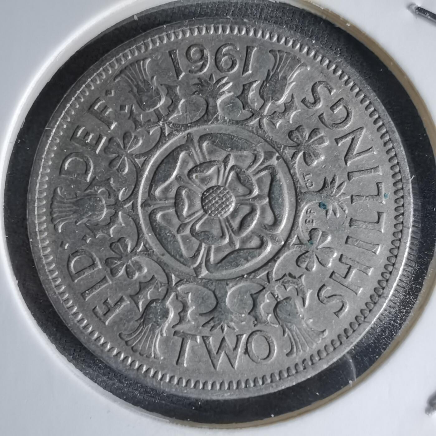 沼泽如烟--第1000场 英国1961年2先令