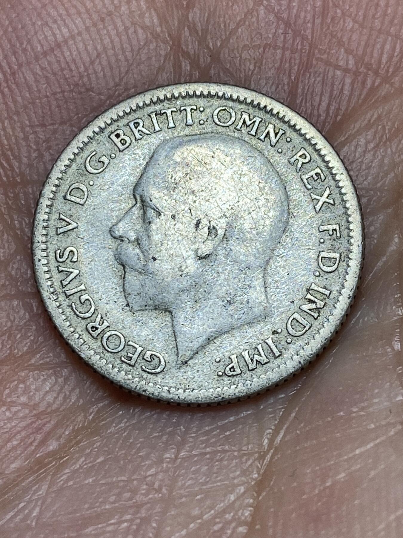 2026年第三十一场(总第二百场)英国一线回流散币新春特拍第三场(免佣金) 英国🇬🇧1928年6便士银币(乔治五世第五版，500银)