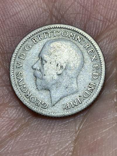 2026年第三十一场(总第二百场)英国一线回流散币新春特拍第三场(免佣金) 英国🇬🇧1928年6便士银币(乔治五世第五版，500银)