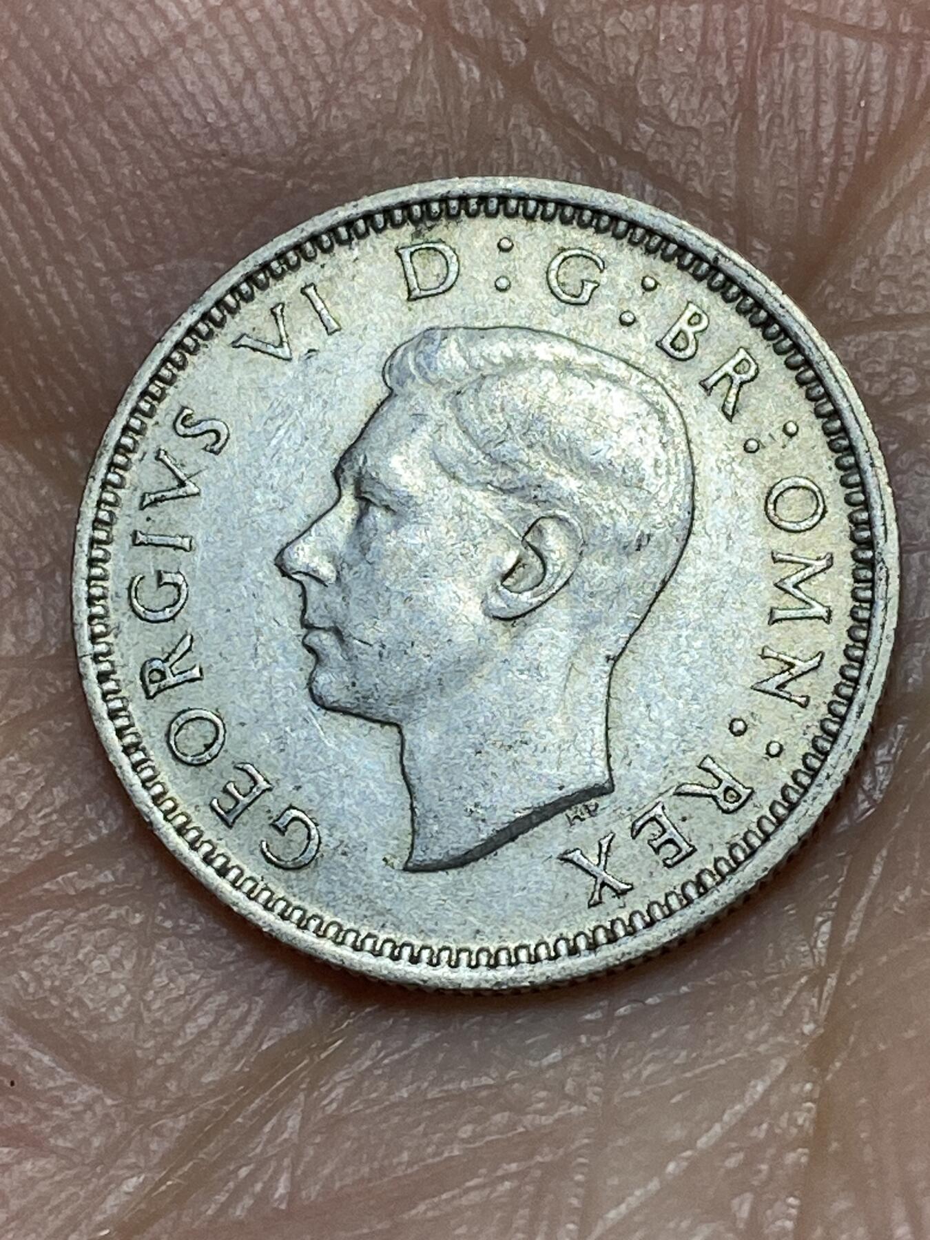 2026年第三十一场(总第二百场)英国一线回流散币新春特拍第三场(免佣金) 英国🇬🇧1942年6便士银币(乔治六世第一版，500银)