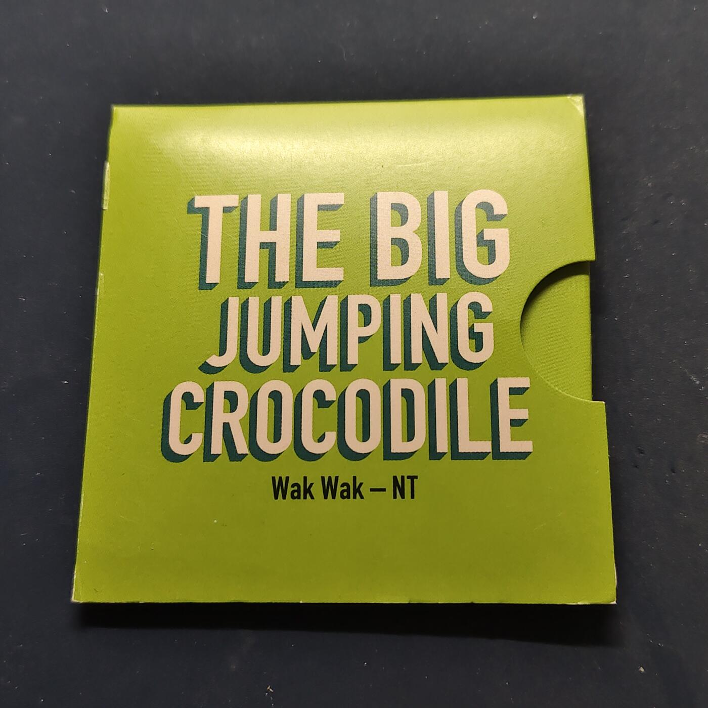 【全场包邮】纯粹捡漏拍505场 澳大利亚2023年1元超大地标系列阿德雷德河跳跃鳄鱼官方卡装纪念币