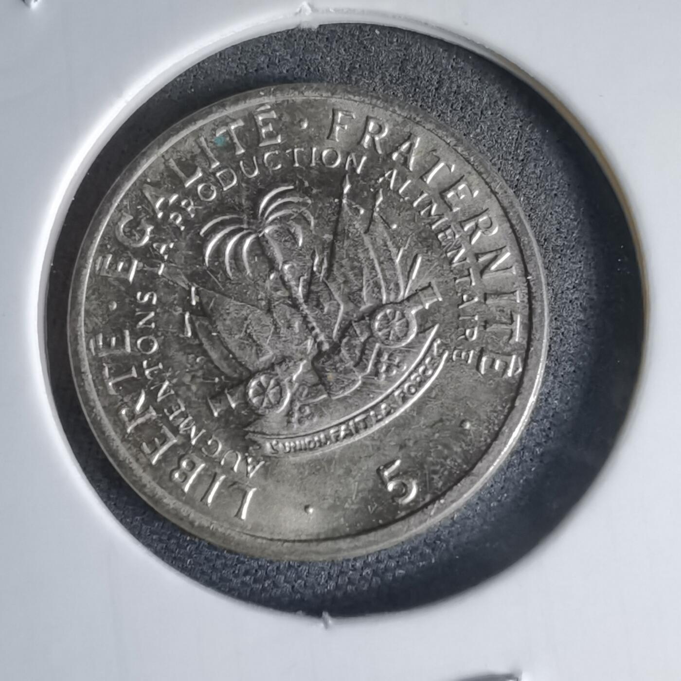 沼泽如烟--第1000场 海地1975年五分