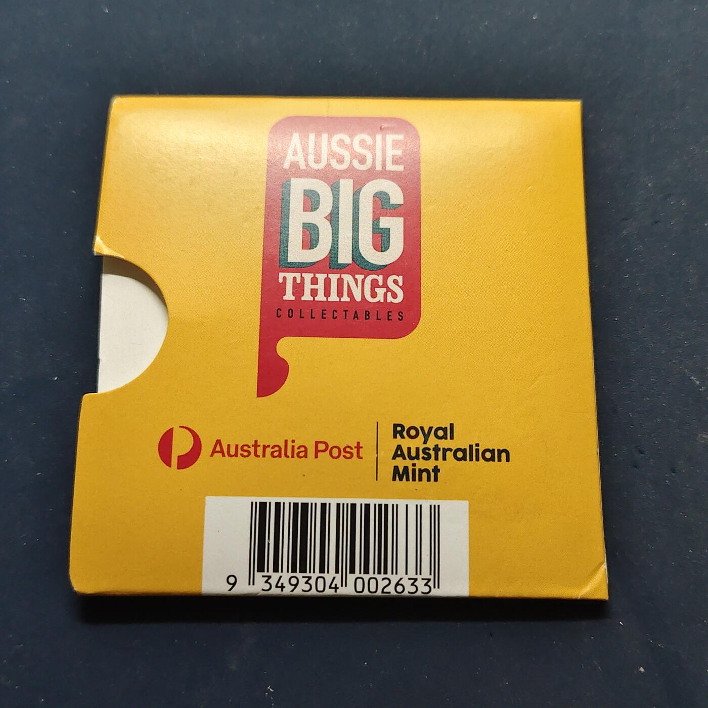 【全场包邮】纯粹捡漏拍505场 澳大利亚2023年1元超大地标系列阿德雷德河跳跃鳄鱼官方卡装纪念币