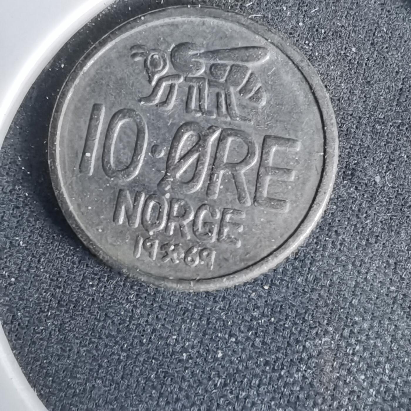 沼泽如烟--第1001场 挪威1969年10欧尔