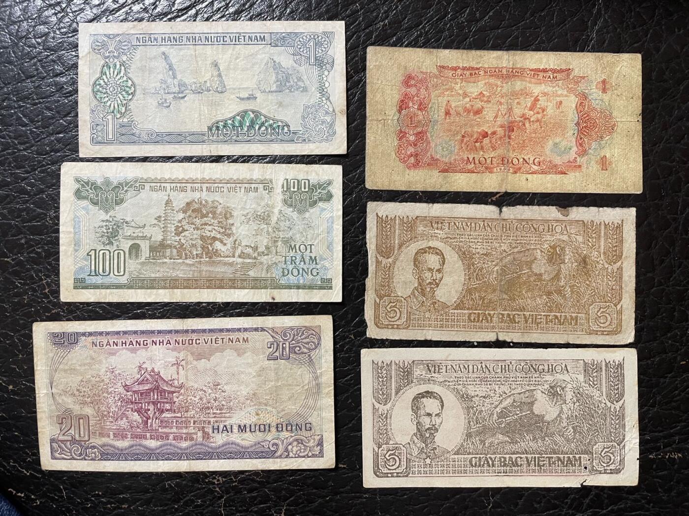 越南六张 普通品相 如图