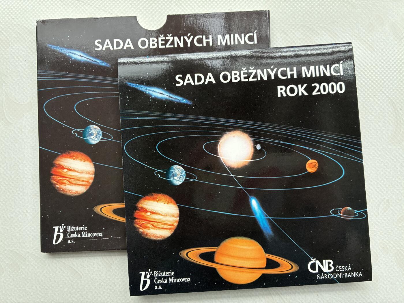 咖啡豆•收藏 2026年Feb_28th世界各国硬币套币拍卖 捷克 2000年 UNC未流通封装套币 外国硬币