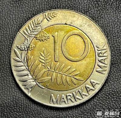 芬兰1996年10马克双金属双色靓品硬币 - 芬兰1996年10马克双金属双色靓品硬币