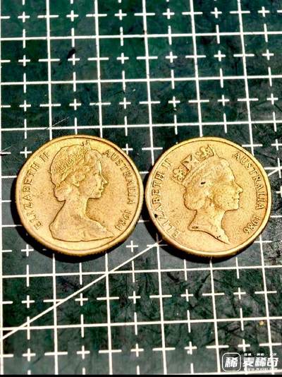 澳大利亚1984、86年1澳元首发年/早年靓品硬币2枚一组 - 澳大利亚1984、86年1澳元首发年/早年靓品硬币2枚一组