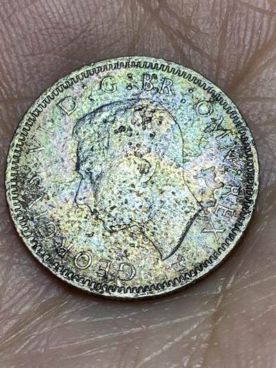 2026年第三十一场(总第二百场)英国一线回流散币新春特拍第三场(免佣金) 英国🇬🇧1941年6便士银币(乔治六世第一版，500银)