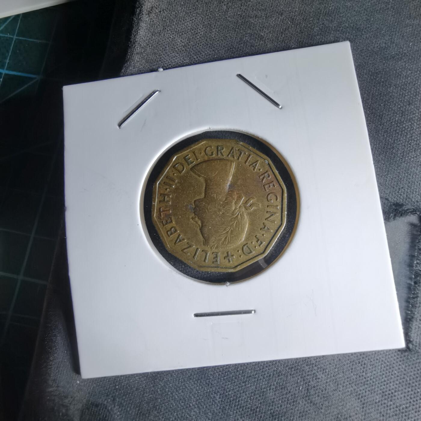 沼泽如烟--第1000场 英国1954年3便士