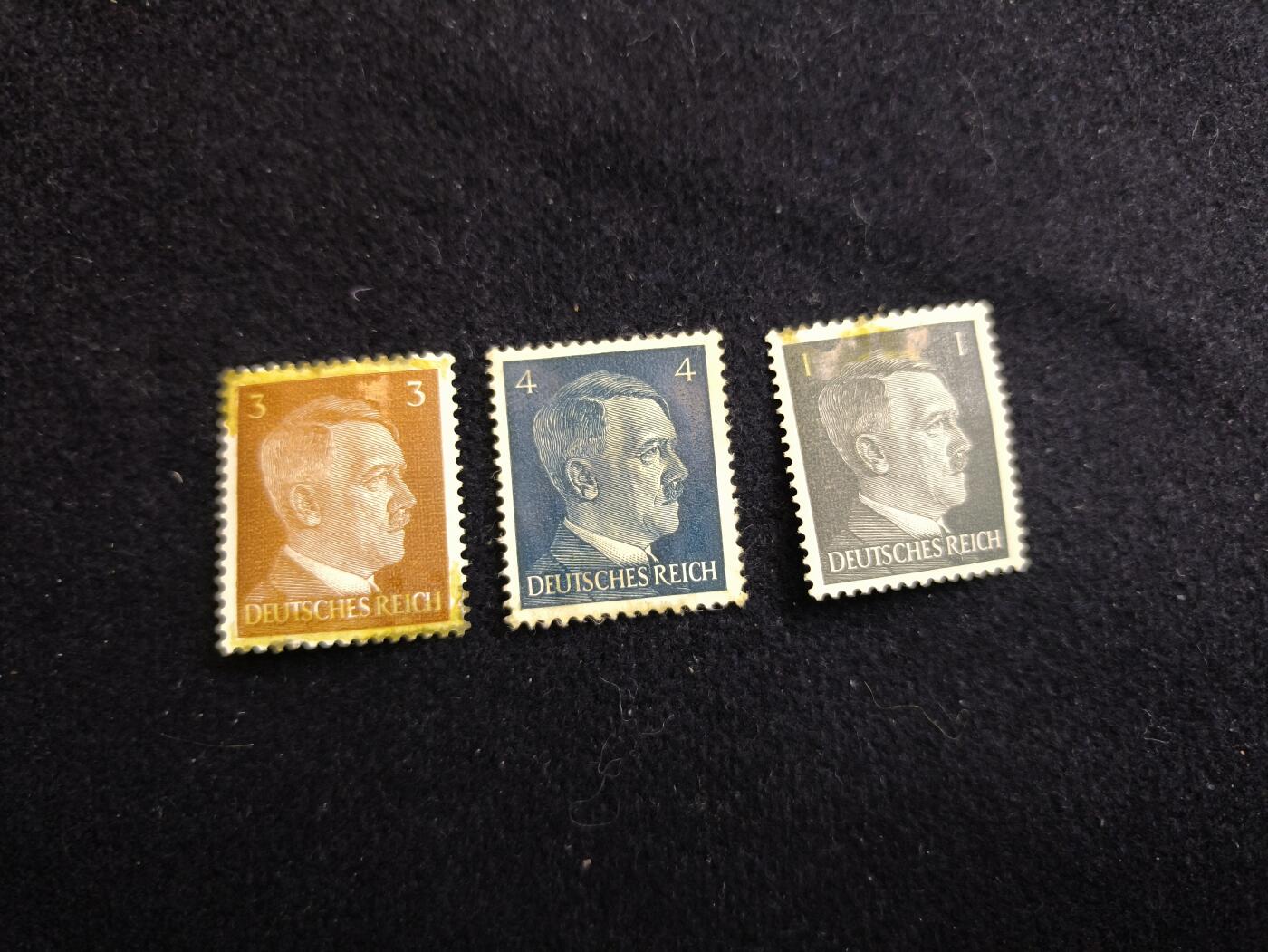 云宸嘉赏-勋臻佳藏新年快速场次（快拍 低佣 一元一手）（新年期间快递正常发） 德意志第三帝国 元首头像票一组 原胶 赠友佳品