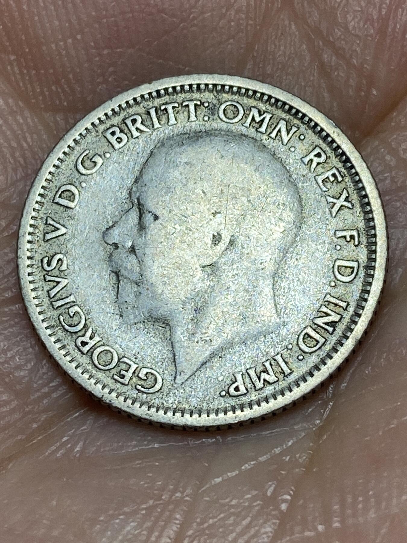 2026年第三十一场(总第二百场)英国一线回流散币新春特拍第三场(免佣金) 英国🇬🇧1928年6便士银币(乔治五世第五版，500银)