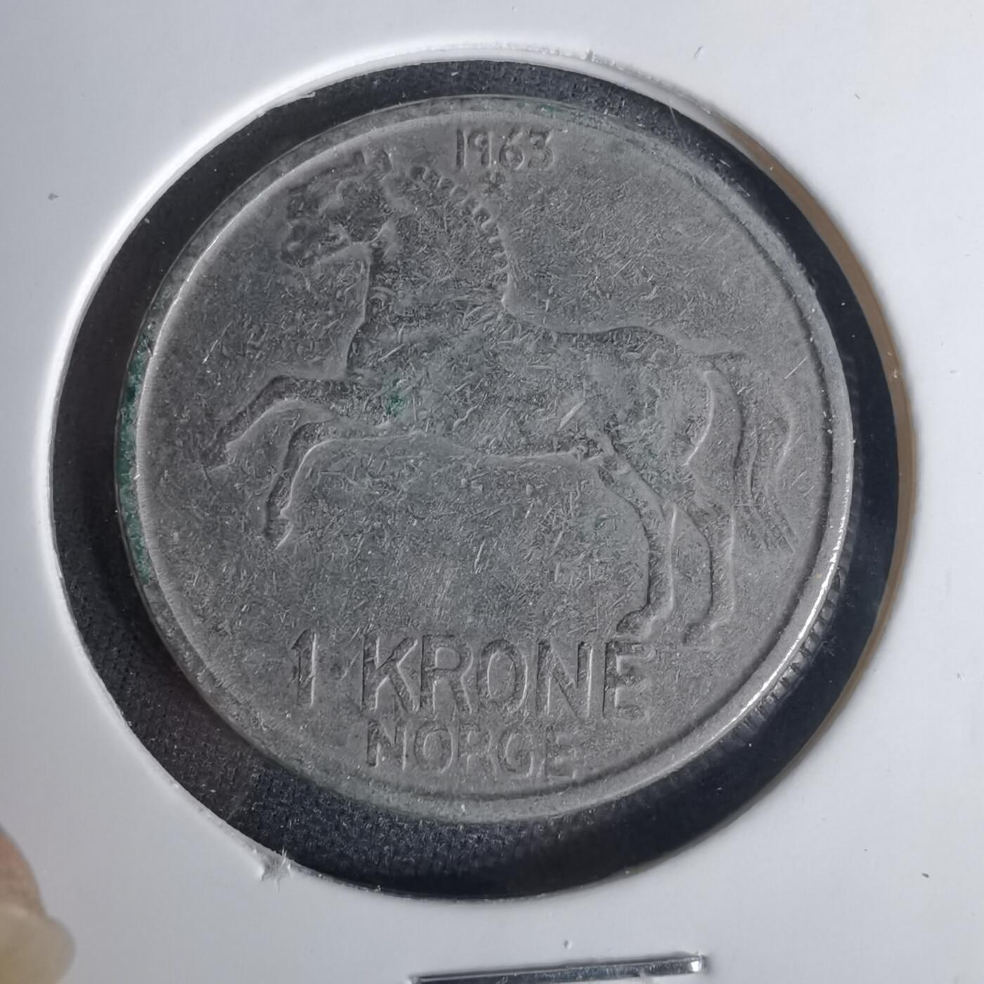 沼泽如烟--第1001场 挪威1963年1克朗