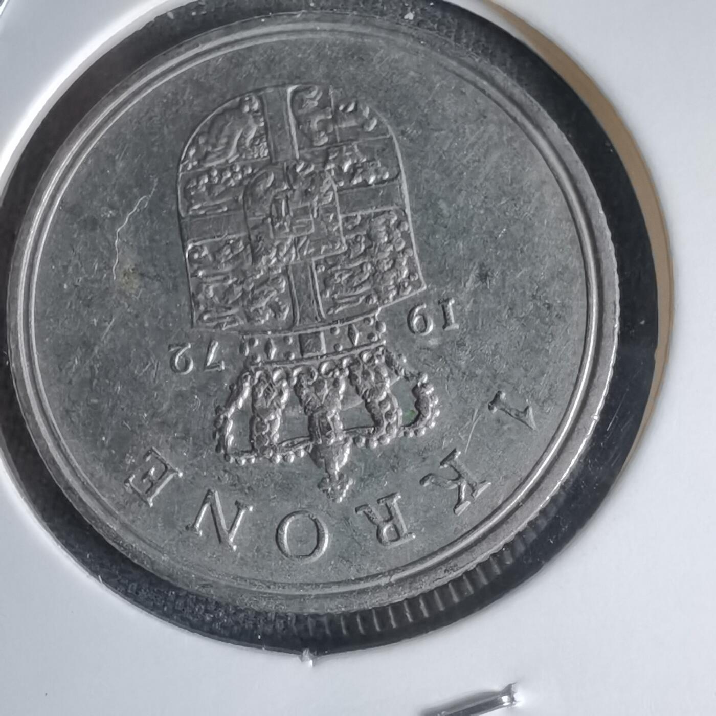 沼泽如烟--第1000场 丹麦1972年1克朗