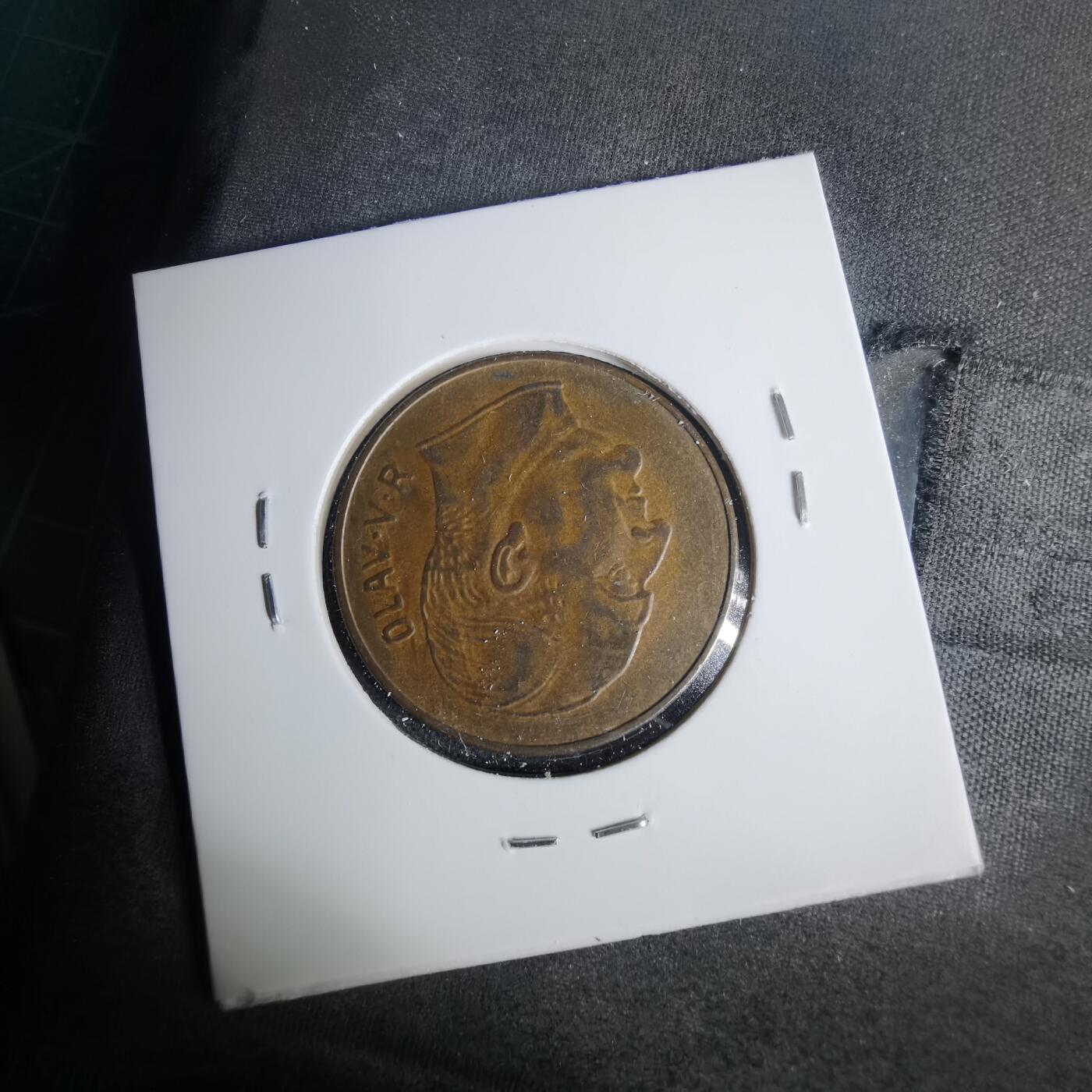 沼泽如烟--第1001场 挪威1972年5欧尔