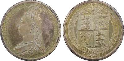 万国钱币拍卖第061期（马年首拍） - PCGS PR65CAM 1887年英国维多利亚女皇精制6便士 出自著名的1887精制套币 BU原味天鹅绒英伦五彩极美 PC老评水晶盒 难得典藏品质
