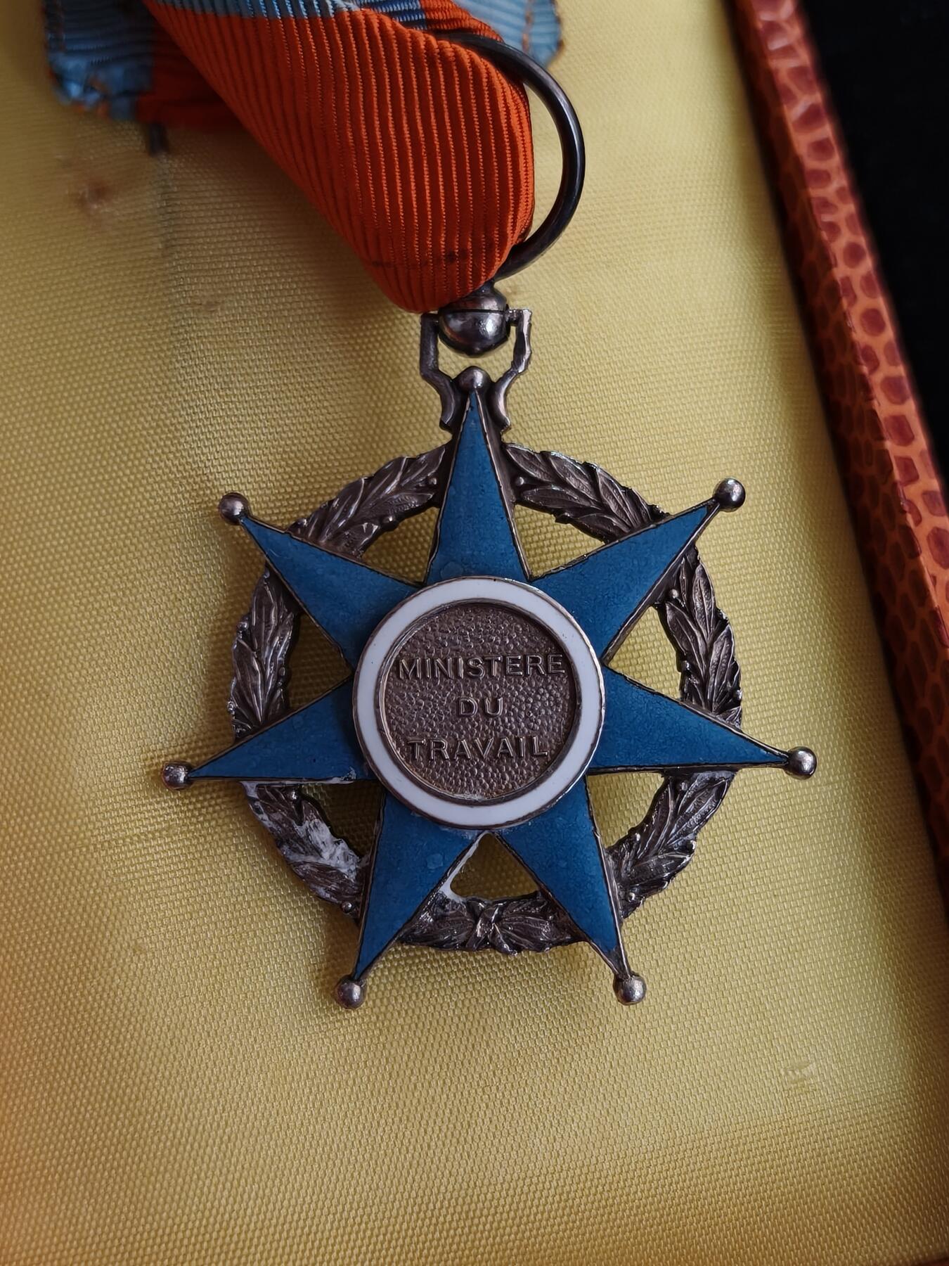 马到成功 迎新年  精品专场 法国骑士级社会功绩勋章 授予谢勒镇的 乔瑟琳 弗朗德夫人