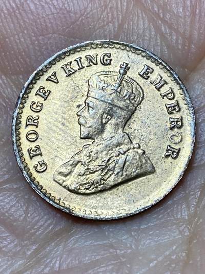 2026年第三十一场(总第二百场)英国一线回流散币新春特拍第三场(免佣金) 原光好品–英属印度1920年1/12安娜(乔治五世时期，c版加尔各答造)