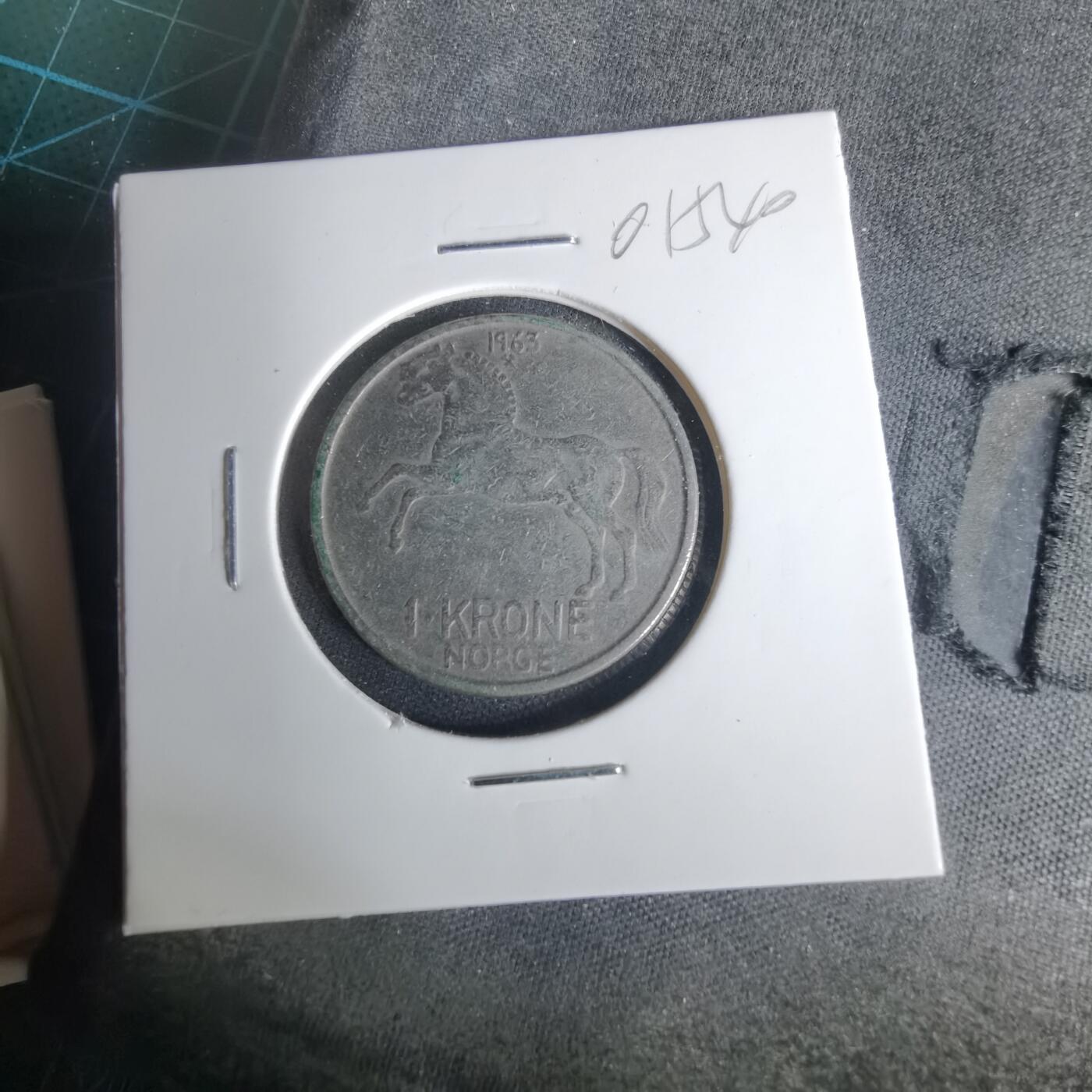 沼泽如烟--第1001场 挪威1963年1克朗