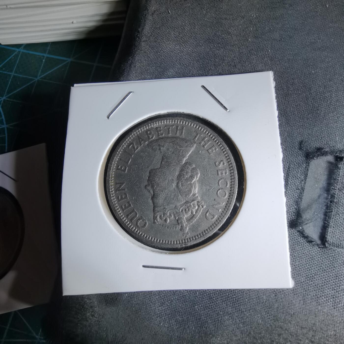 沼泽如烟--第1000场 毛里求斯1975年1卢比