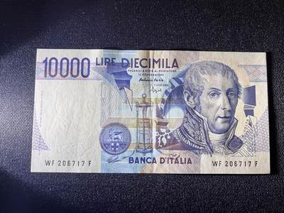世界各国纸币拍卖 - 意大利1984年 10000里拉 实物图