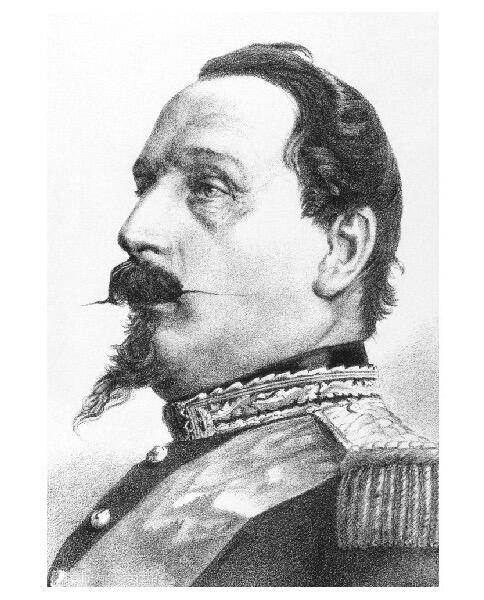 【艺术】法国艺术大章1859年 拿破仑三世+女神 高浮雕精制超大铜章 73MM 195克