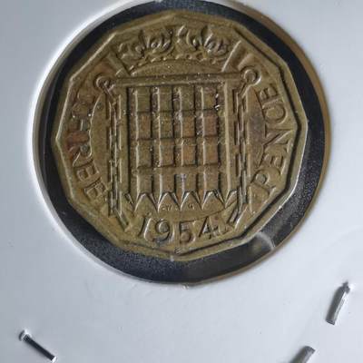 沼泽如烟--第1000场 - 英国1954年3便士